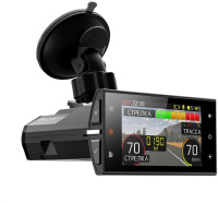 Видеорегистратор с радар-детектором Hybrid S-Bot Pro Wi-Fi GPS ГЛОНАСС S-BOT-PRO-WI-FI черн. Silverstone F1 1989983