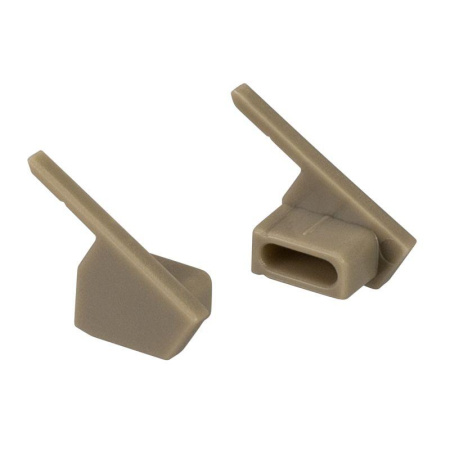 Комплект заглушек SL-MINI-SHELF-H9 OLIVE GREY пластик  038811