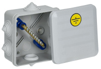 Коробка КУП КМ41361 100х100х50 IP44 6 вводов (7035)  UKO21-100-100-050-K41-55U Коробка КУП КМ41361 100х100х50 IP44 6 вводов (7035)  UKO21-100-100-050-K41-55U