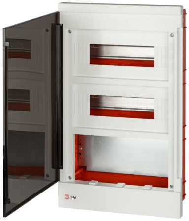 Щит распределительный со слаботочным отсеком MultiBox bs-24f встраиваемый пластиковый 24 модуля IP40  Б0059317