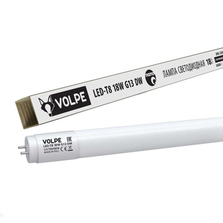 Лампа светодиодная T8 NANO с цоколем G13 LED-T8-18Вт/DW/G13/FR/FIX/NГ  UL-00001457