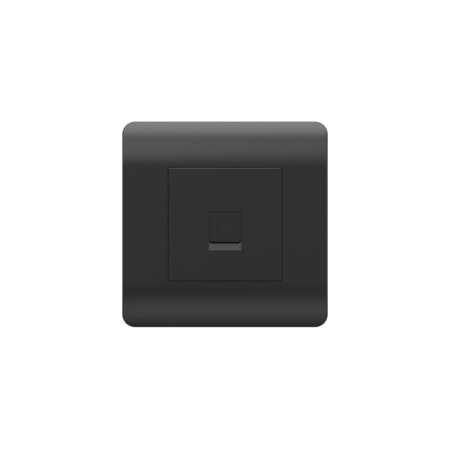 Розетка компьютерная 1-м NEW3-E RJ45 черн.  431490