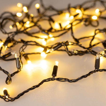 Гирлянда светодиодная ARD-STRING-CLASSIC-1000-BLACK-100LED-PULSE Warm230В 7Вт IP65  031649