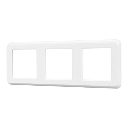 Рамка пластиковая FRM-VERSA-PL-3-WH  043782