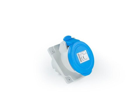 Корпус наклонный с гнездом стандарт CEE 3х16А (2P+E)  ECE316V4PE
