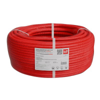 Труба гофрированная ПНД легкая d32 с зондом безгалоген. трудногорючая (HFFRLS) KM-FRTG-32 (уп.50м) КМ LO62321