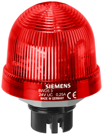 Индикатор встраиваемый INTEGR. LED AC/DC 24В красн.  8WD53205AB
