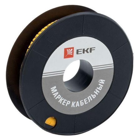 Маркер каб. 6.0кв.мм "5" (ЕС-3) (уп.350шт)  plc-KM-6-5