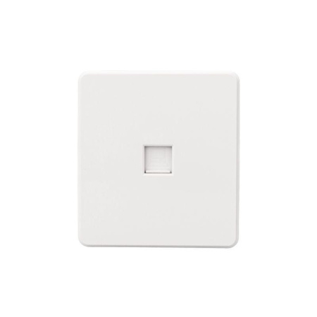 Розетка ROUND компьютерная RJ45 кат6 MIELE с/у перламутр  KR-78-0724-1