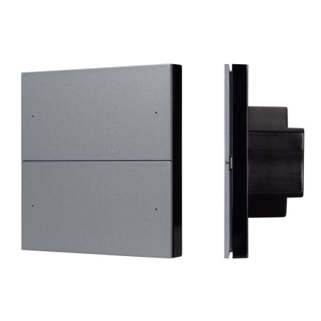Панель кнопочная SMART-DMX512-801-22-4G-4SC-DIM-IN Grey (230В 2.4G) (IP20 пластик)  039311