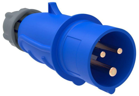 Вилка эл. каб. 32А 2P+PE 220В IP44 MAGNUM ССИ-023  PSN01-032-3