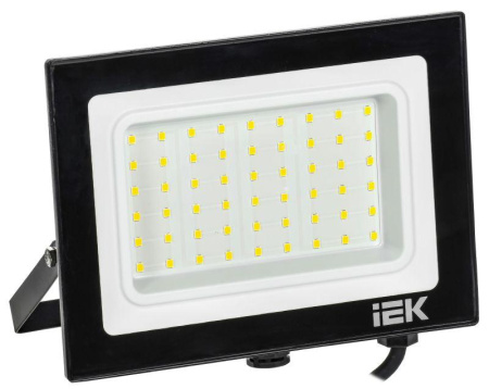 Прожектор светодиодный СДО 06-50 6500К IP65 черн.  LPDO601-50-65-K02