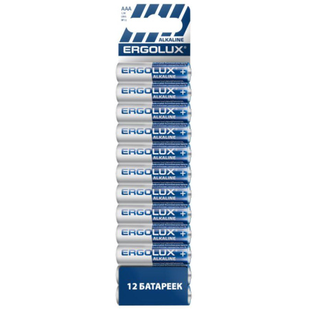 Элемент питания алкалиновый AAA/LR03 1.5В Alkaline BP12 ПРОМО (уп.12шт)  15198