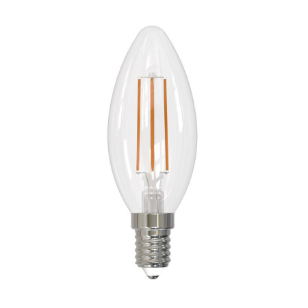 Лампа светодиодная LED-C35-11W/3000K/E14/CL PLS02WH Sky 11Вт свеча 3000К тепл. бел. прозр. картон  UL-00005164