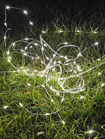 Гирлянда светодиодная 10м 100LED на солнечной батарее аккум. NI-MH 300мА.ч  KOC_SOL197