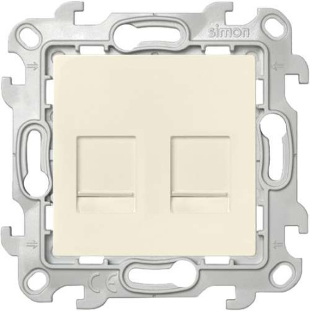 Розетка компьютерная 2-м СП  24 RJ45 кат.5E UTP IP20 механизм сл. кость  2450593-031