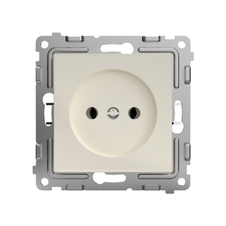 Розетка 1-м СП Pixel 16А IP20 без заземл. механизм беж.  TKE-PX-R1-C02