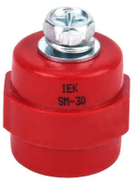 Изолятор SM30 (М8) силовой с болтом  YIS11-30-08-B