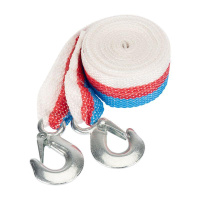 Трос буксировочный 3.5т 5м с двумя крюками в чехле  80-0227