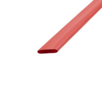 Трубка термоусадочная двустенная клеевая 24/8 (3:1) 1м красн.  26-2404