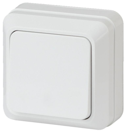 Выключатель 1-кл. ОП Quadro 10А IP20 2-101-01 250В бел.  Б0053733