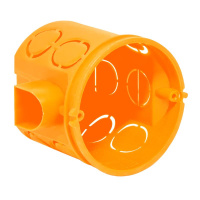 Коробка установочная Тусо для блоков углубленная D=60мм Н=62мм с самор. не распр. горение  10190НГ