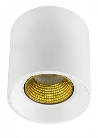 Светильник накладной IP20 10Вт GU5.3 LED бел./желт. пластик  DK3090-WH+YE