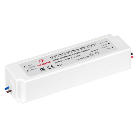 Блок питания ARPV-LV12100-A 12В 8.3А 100Вт IP67 пластик  018970(1)
