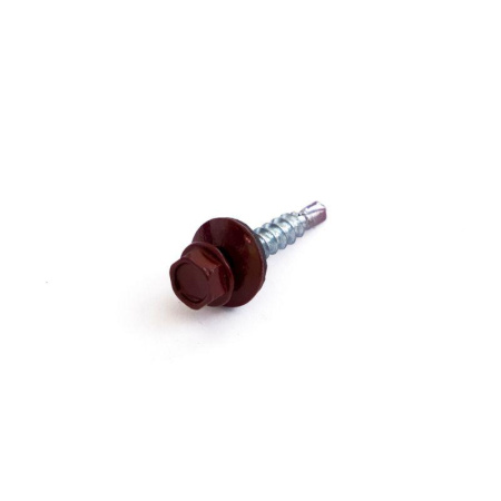 Саморез кровельный 5.5х19 RAL 3005 красн. (уп.10шт)  PR08.9419