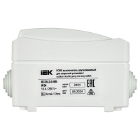 Выключатель 2-кл. ОП Форс IP54 ВС20-2-0-ФБ бел.  EVS20-K01-10-54-DC