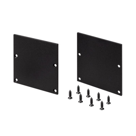 Заглушка SL-LINE-5050-LW BLACK глухая метал.  038714