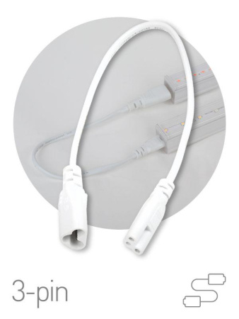 Кабель соединительный для фитолампы FITO - C5 (3-pin) IP20  Б0053063