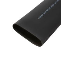 Трубка термоусадочная среднестен. клеевая 75/22 (3-4:1) 1м черн.  26-0075