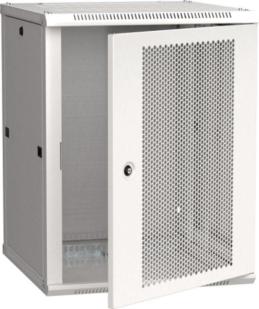 Шкаф LINEA W 15U 600х600мм перфорированная дверь RAL7035  LWR3-15U66-PF