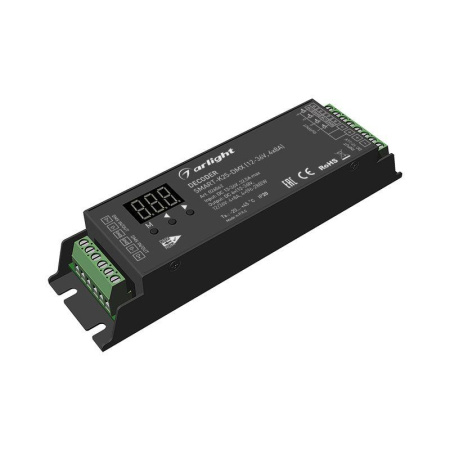 Декодер SMART-K25-DMX (12-36В 4х8А) (IP20 металл)  026562