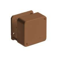 Коробка ОП Тусо распаячная 79х79х32мм 2 клемника корич. IP40  65004К Коробка ОП Тусо распаячная 79х79х32мм 2 клемника корич. IP40  65004К