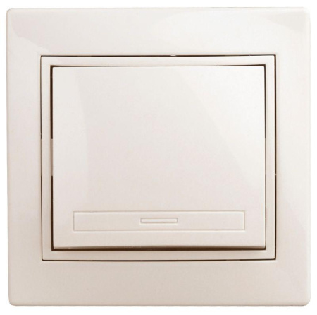 Кнопка включения СП Plano 1-109-02 10А 250В IP20 Plano слон. кость  Б0053832