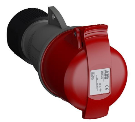 Розетка кабельная 416EC6 Easy&Safe 416EC6 16А 3P+N+E IP44 6ч  2CMA102023R1000