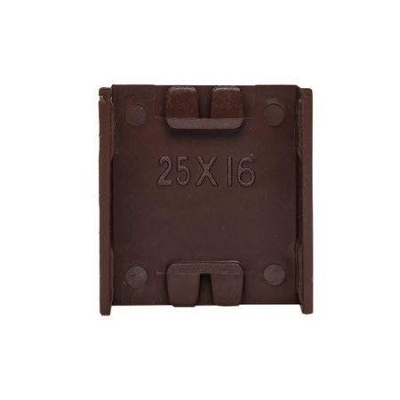 Соединитель 25х16 под темн. дерево Plast PROxima (уп.4шт)  cond-25-16x4