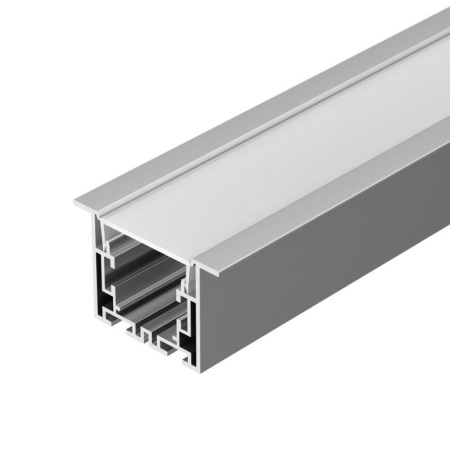 Профиль с экраном S2-LINIA55-F-2500 ANOD+OPAL 2.5м алюм.  021176