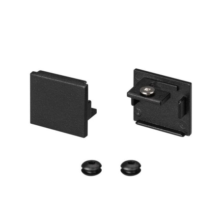 Заглушка SL-LINE-2522 BLACK глухая металл  033040