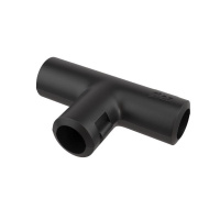 Тройник открывающийся IP40 d25мм черн.  50625B