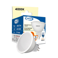 Лампа светодиодная ILED-SMD2835-JCDR-5-450-220-4-GU5.3 (0172)  1607