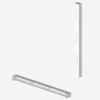 Заглушка торц. держ.шин 5-10мм 3пол.185мм  R5BBE185153P