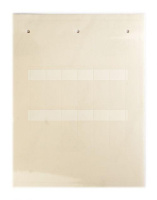 Маркировка самоламинирующаяся для кабелей и труб бел. (уп.120шт)  CMSA5015W