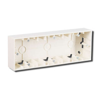 Коробка установочная ОП 3-м 15 сл. кость 1590753-031