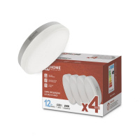 Лампа светодиодная LED-GX53-VC 4PACK 12Вт 6500К холод. бел. 1140лм 230В (уп.4шт)  4690612052977