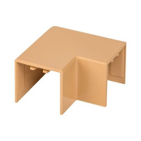 Поворот на 90град. 25х25 под свет. дерево Plast PROxima (уп.4шт)  abl-25-25x4