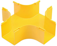 Соединитель Х-образ. горизонтальный оптич. лотка 60мм  DS-060-31130