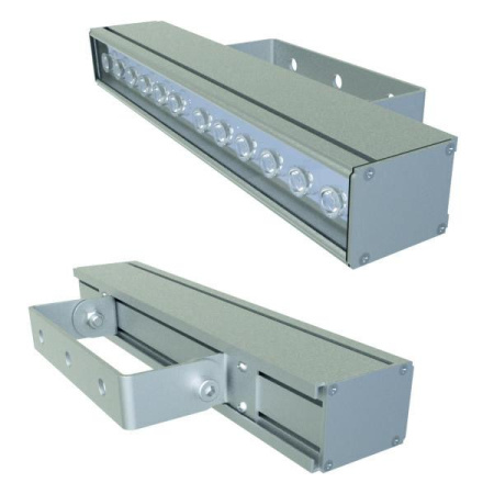 Светильник светодиодный LAD LED LINE-30-15S 15Вт 5000К IP66 1959лм 230В КСС типа "Г" серебр.  LADLEDL3015S